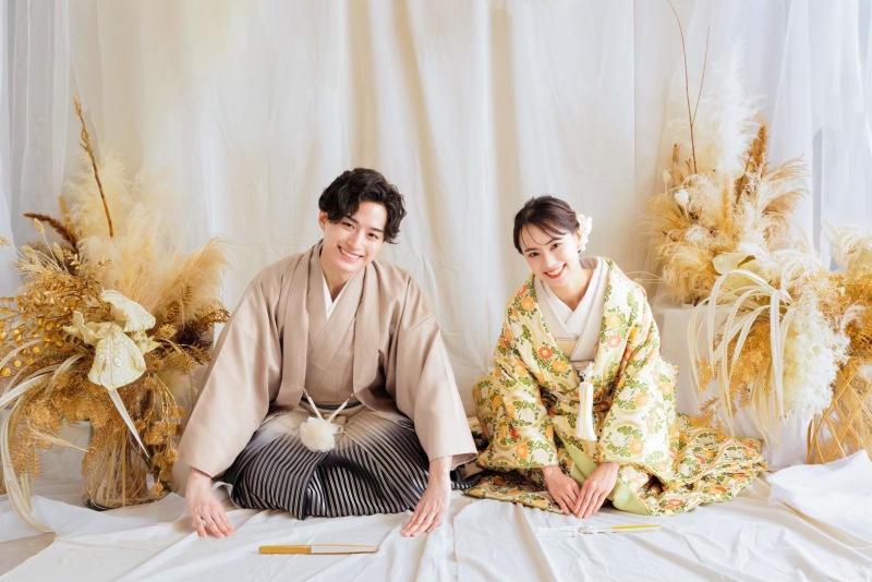 【年賀状に!】和装1点スタジオ撮影プラン♪白無垢でも色打掛でも♪80,000円