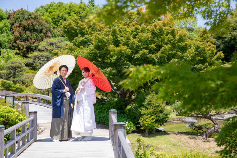 【早期予約でお得に!紅葉も受付開始!】日本庭園でも◎和装1点ロケーションプラン180,000円→150,000円☆