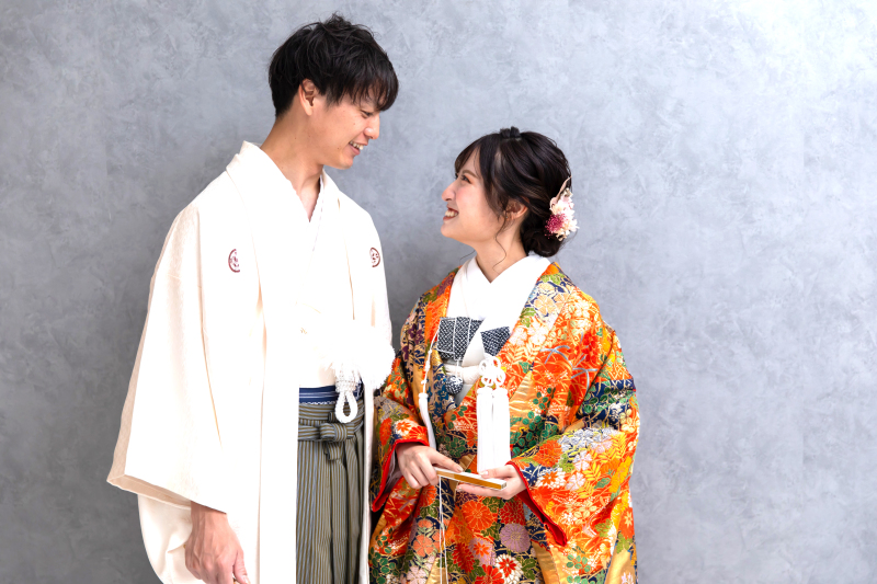 和装1点スタジオ撮影プラン♪白無垢でも色打掛でも♪80,000円
