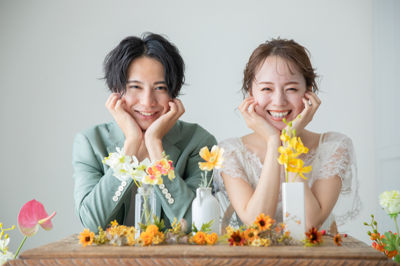 コスパ◎お手軽に写真を残したい方におすすめ☆【10組限定!】ドレスも着物も着れる和洋2着スタジオプラン!70,000円