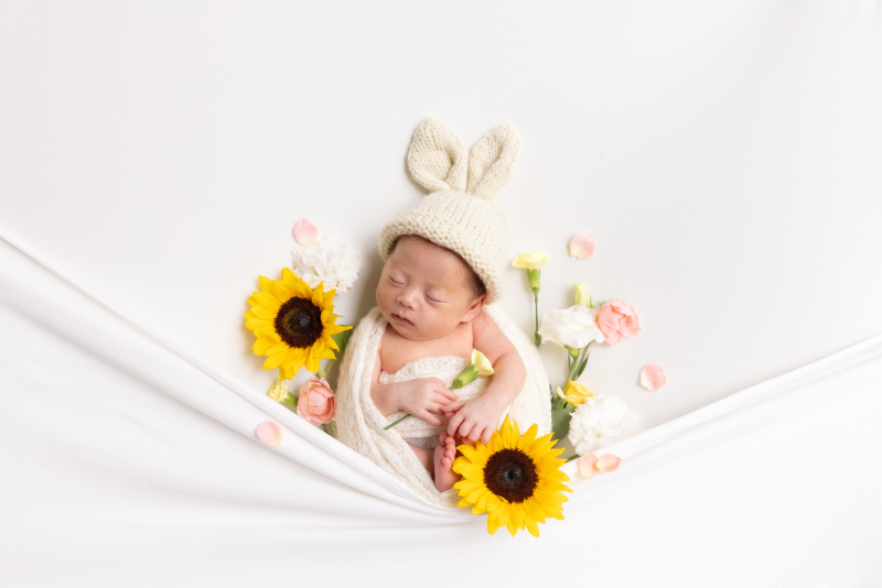 2回分のスタジオ撮影 マタニティ&ニューボーンどちらもしっかり残せる♪手ぶらでOK! データ付き77,000円