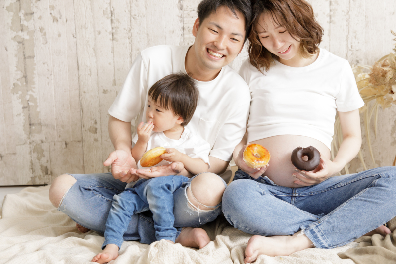 2回分のスタジオ撮影 マタニティ&ニューボーンどちらもしっかり残せる♪手ぶらでOK! データ付き77,000円