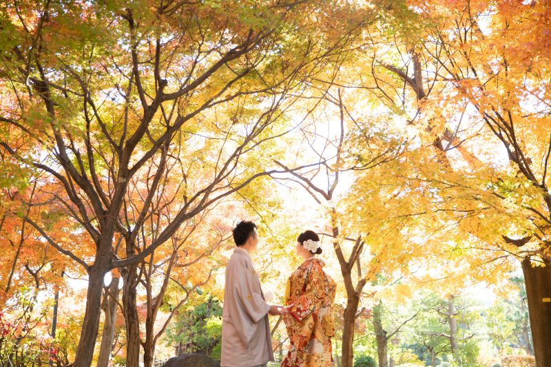 【早期予約でお得に！紅葉も受付開始！】日本庭園や茶室でも◎和装１点ロケーションプラン180,000円→150,000円☆