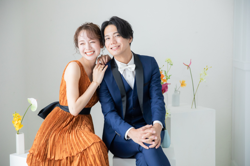 コスパ◎お手軽に写真を残したい方におすすめ☆【10組限定!】ドレスも着物も着れる和洋2着スタジオプラン!70,000円
