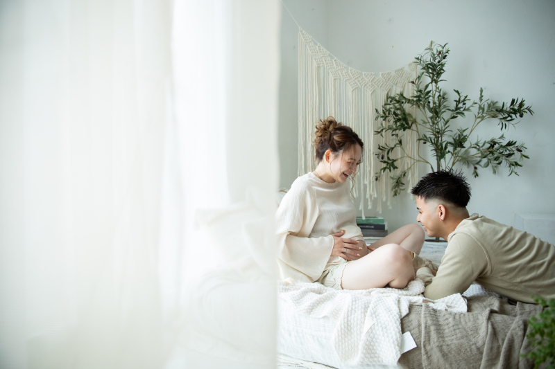 マタニティフォト手ぶらでOK!妊婦さんのお衣装もデータも付いて嬉しいスタンダードプラン。45,000円→今だけ38,000円!!