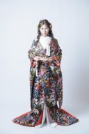 色打掛　ブラック