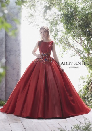 ナチュラル系　カクテルドレス