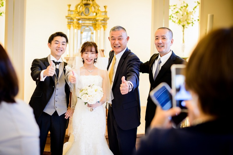 ご家族との写真もしっかりと♪