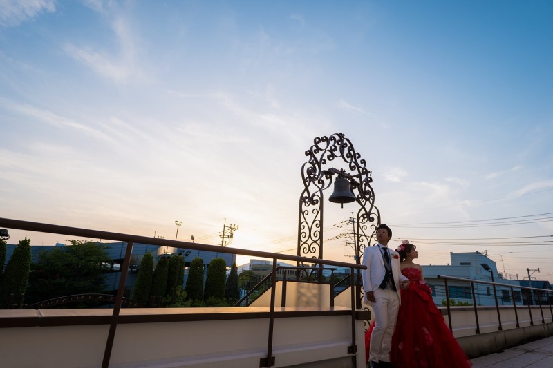 ムード溢れる夕焼け空