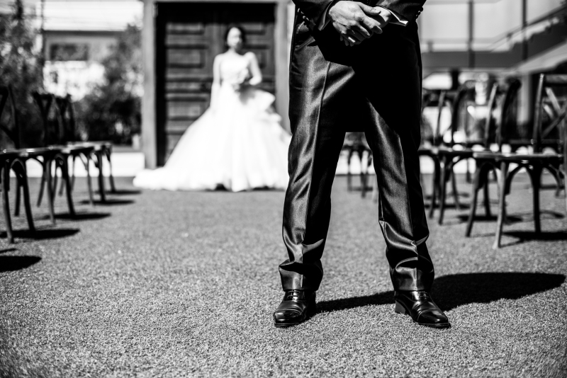 洋装に着替えたらドキドキの瞬間♪