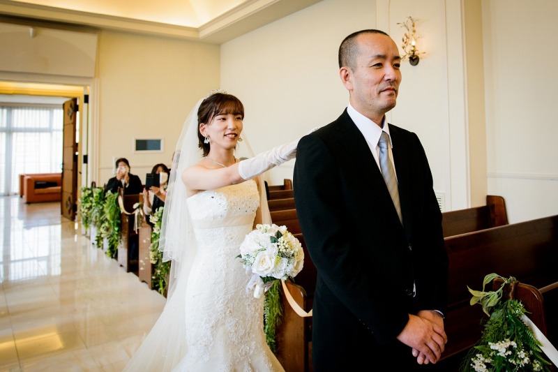 新婦様のお父様ともファーストミートを♪