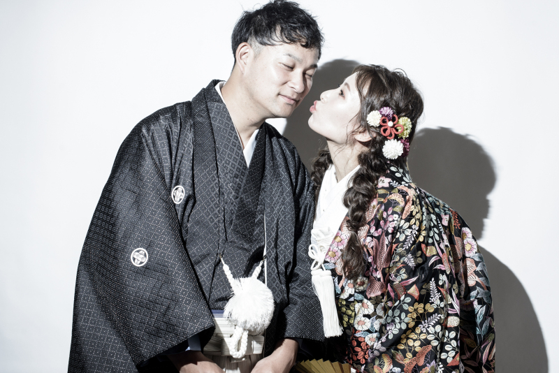 まずは和装の撮影から♡