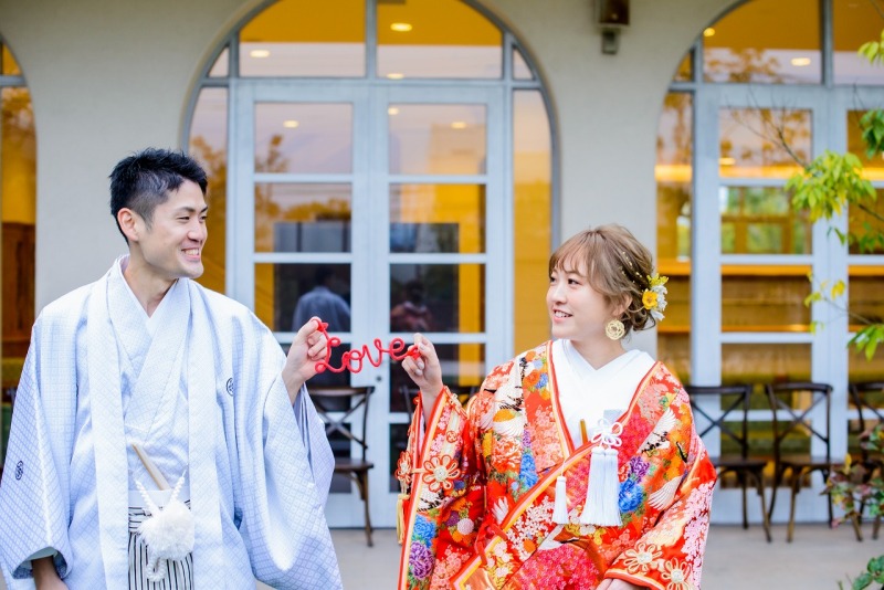 ロケ出発前にガーデンで1枚♪