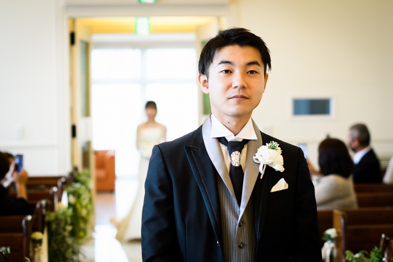 新郎様とのファーストミート♪