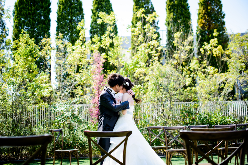 ガーデンの真ん中で…♪