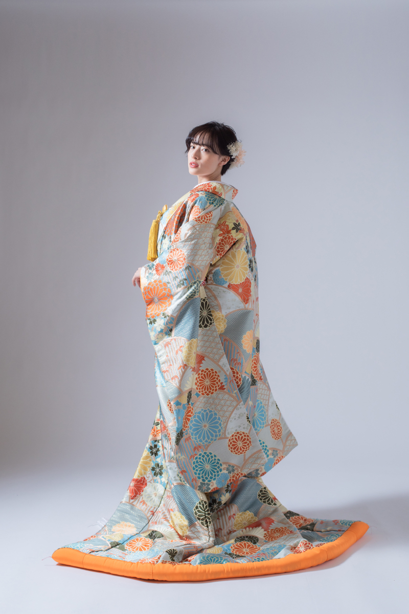 菊花青海紋