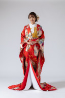 金箔と祝い鶴