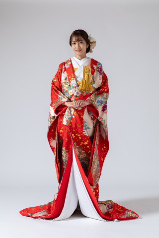 金箔と祝い鶴