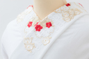 刺繍襟（赤＋金）