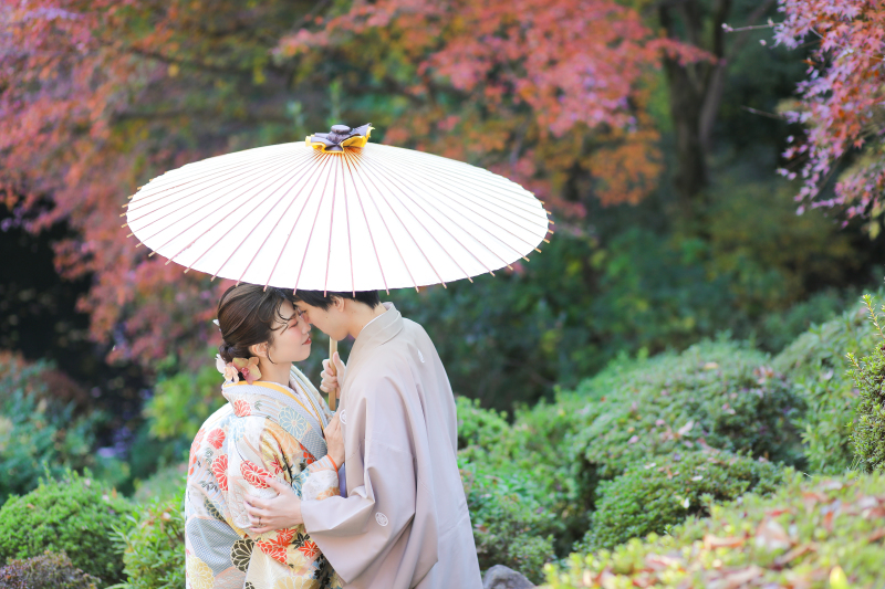 秋風が包む、一生に一度のぬくもり。