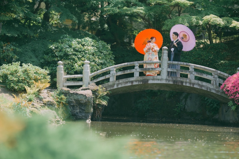 日本庭園で紡ぐ、二人だけの特別な一日。