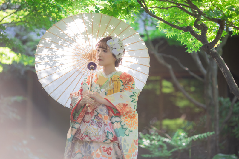 花嫁様のソロショットもお任せください