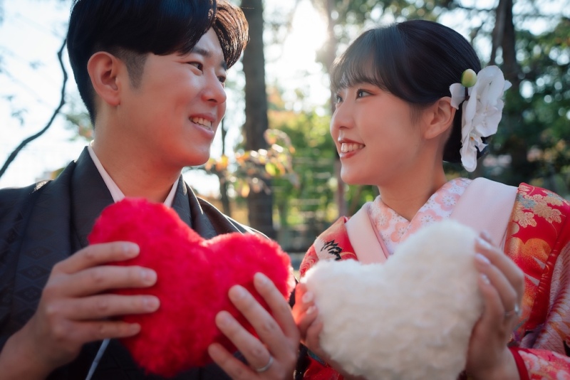 ふたりらしい可愛らしさも