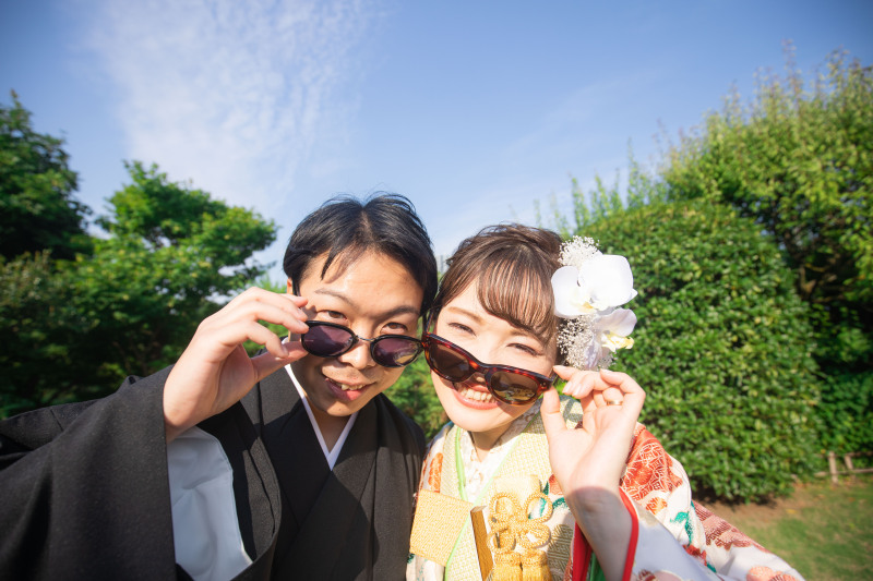 サングラスでお茶目な一枚