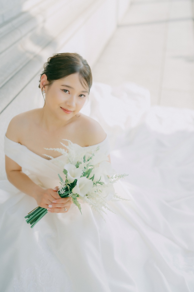 花嫁を美しく彩るやわらかな光