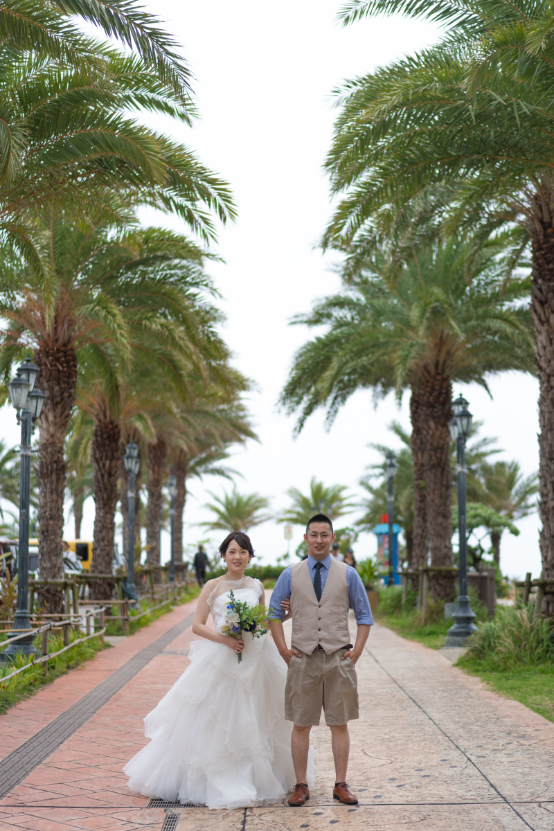 締めのヤシの木ショット