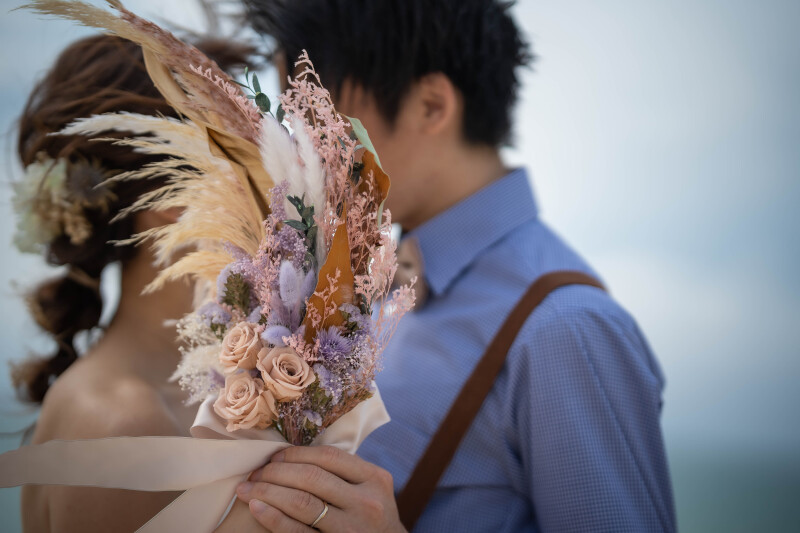 ドライフラワーのブーケ