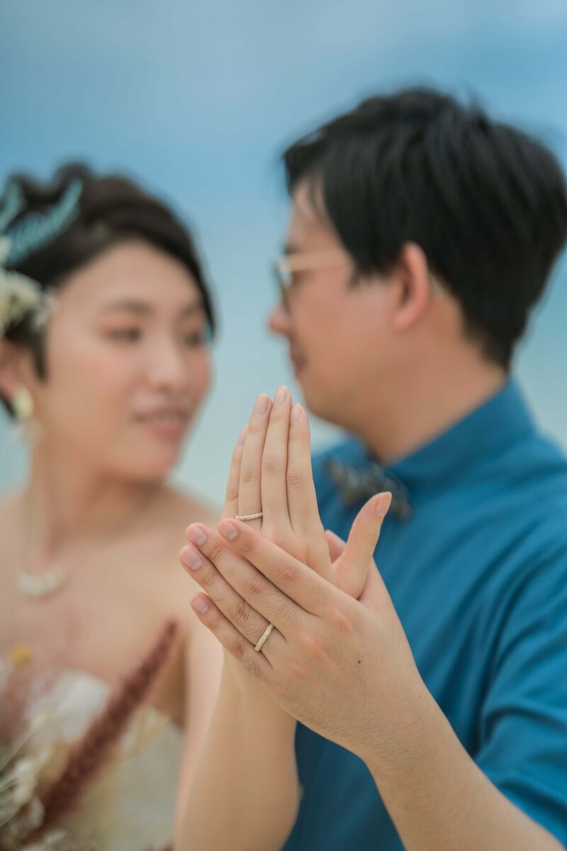 大切な結婚指輪も。