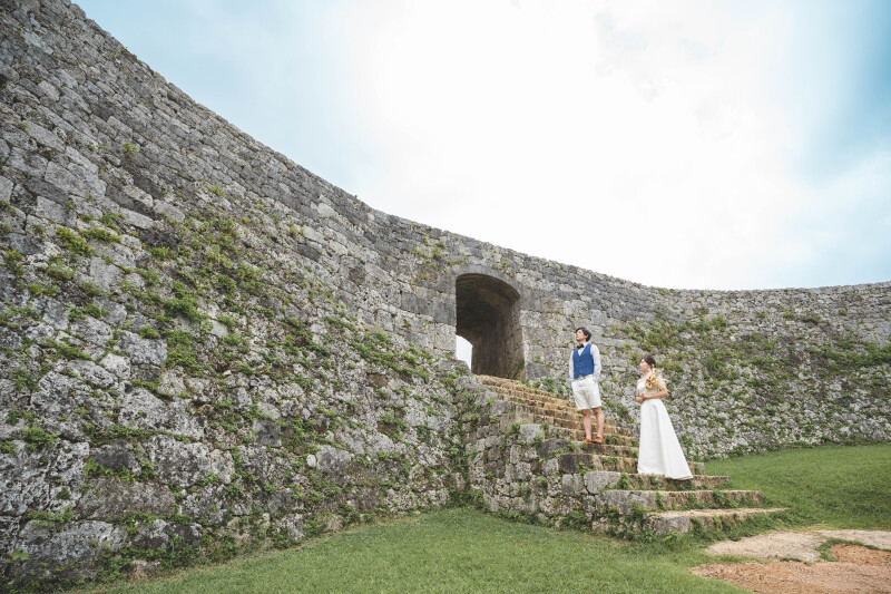 【お城好き必見!】座喜味城跡での撮影