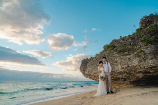 サンセットと夜のキラキラした街並み
