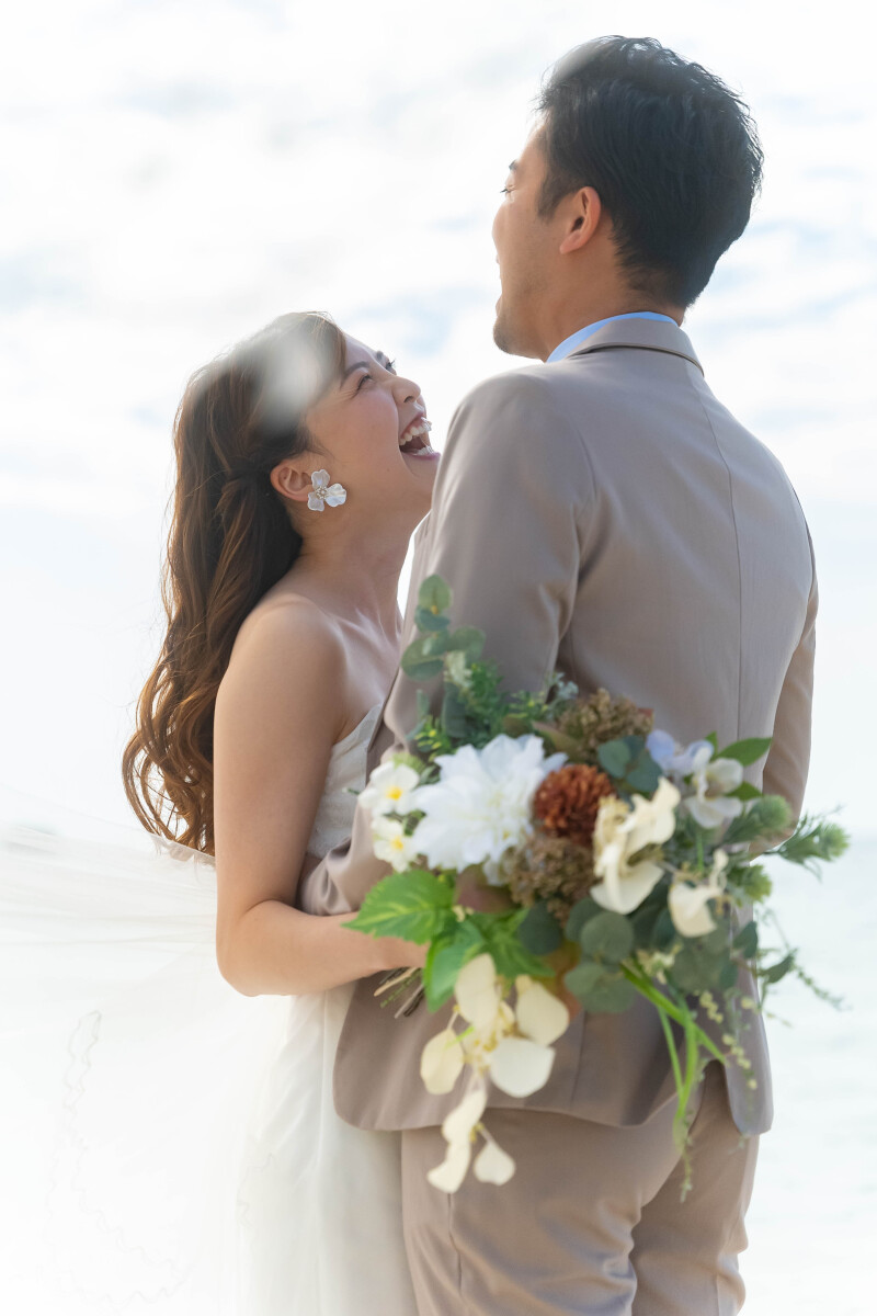 笑顔の絶えないおふたり