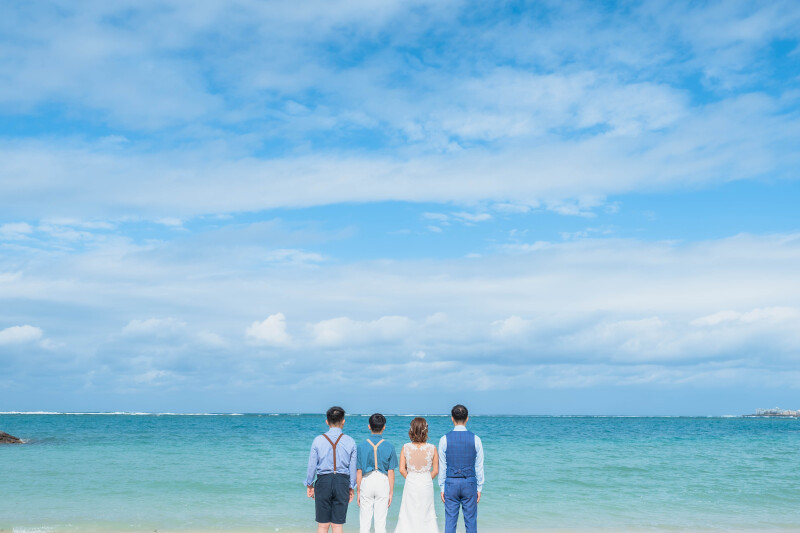 ファミリーウェディングフォト