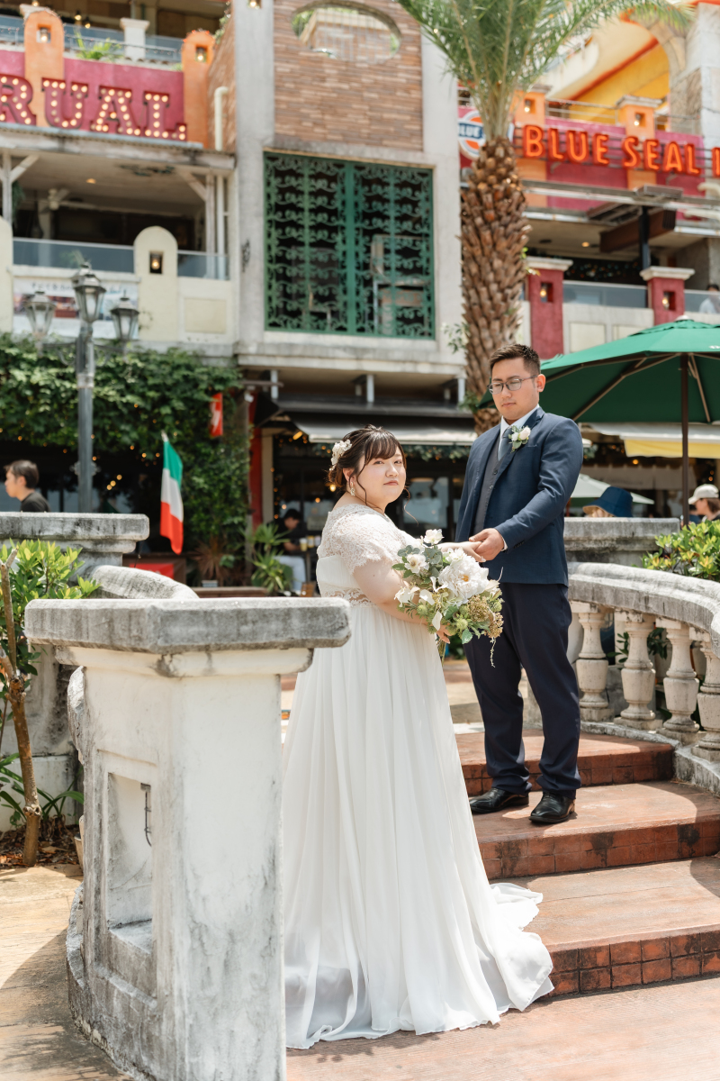 新婦様の振り向きショット