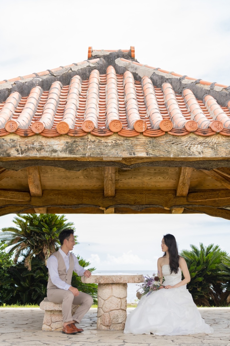 赤瓦屋根のもとでひと休み☆