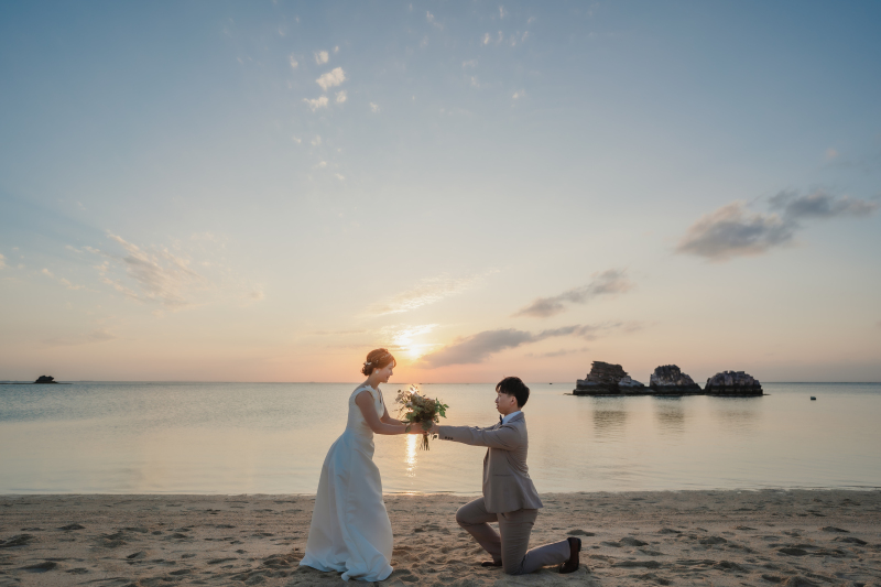 空のグラデーションが綺麗♡