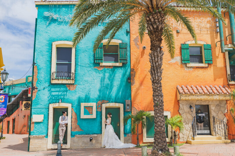 カラフルな街並み♪