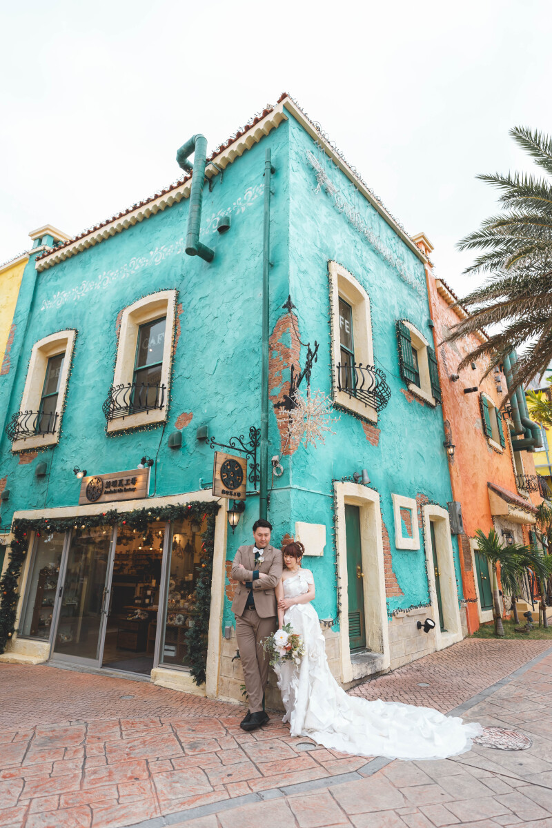 カラフルな建物