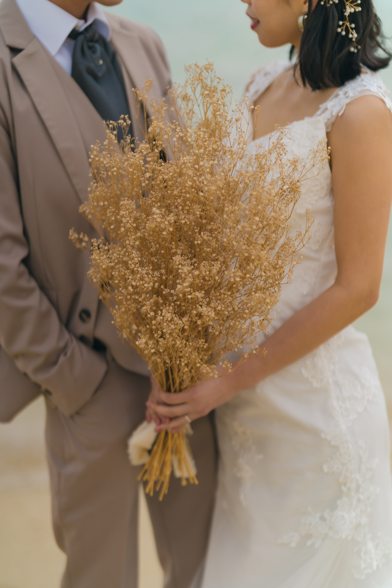 カスミソウだけを使ったブーケ