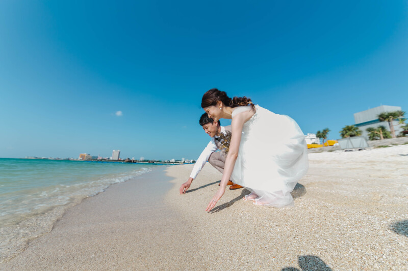 波際パシャパシャ