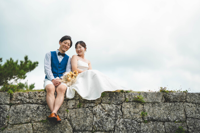 お座りショット♡