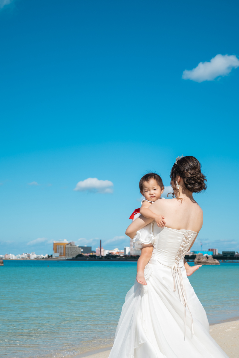 ママとのツーショットも