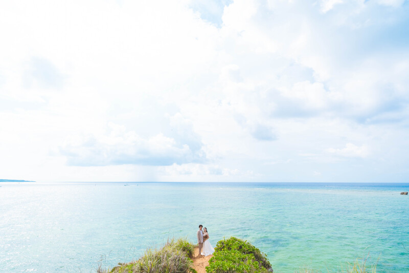 崖からこんにちは