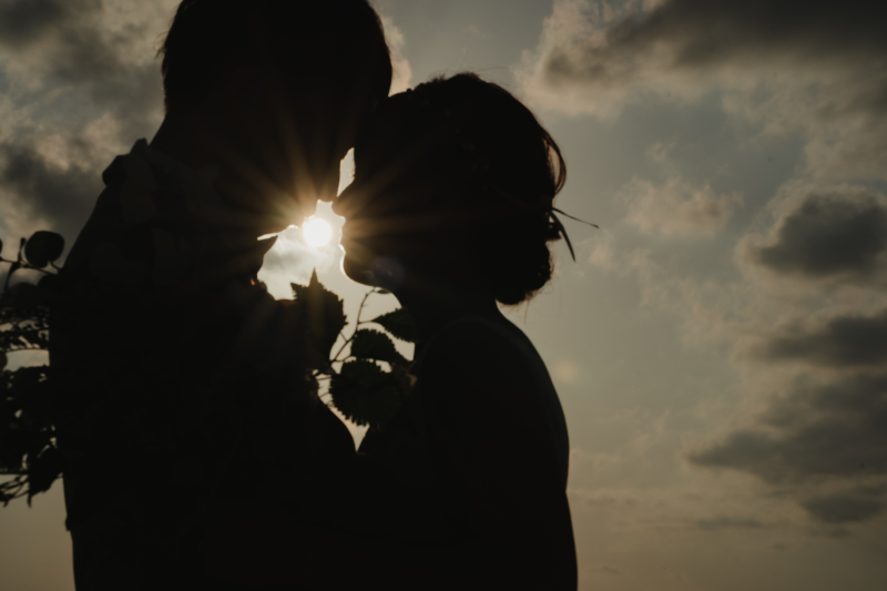 おふたりのシルエット