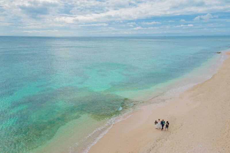 波打ち際をお散歩♪
