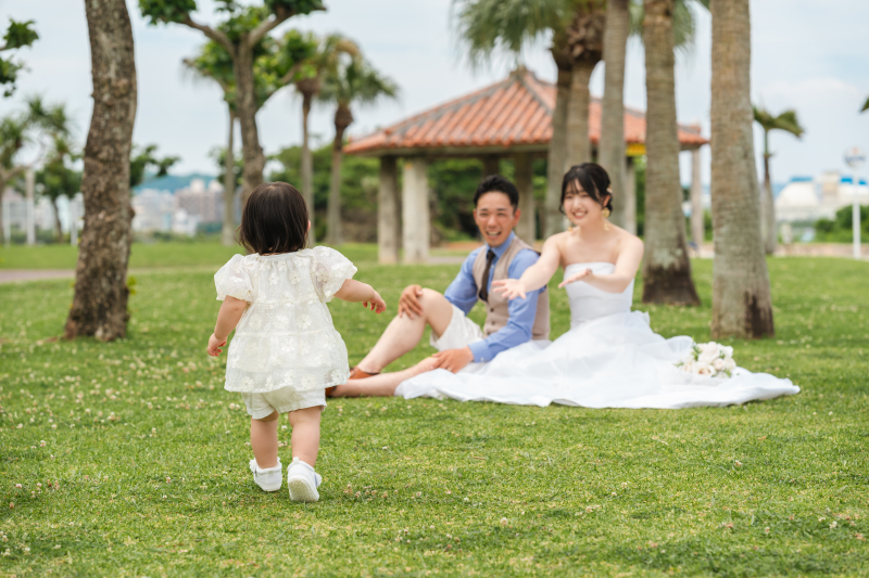 家族でウエディングフォト♡