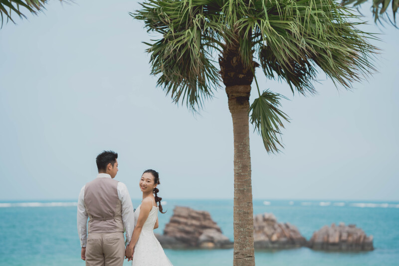 いい天気の中撮影スタート！